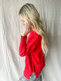 Sweet Charmer Red Sweater