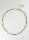 Gold Rope Chain Necklace