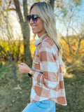 Carolina Camel Plaid Flannel