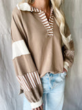 Dare To Differ Sweatshirt Taupe/Cream