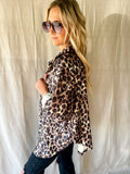 Stevey Leopard Shirt Jacket