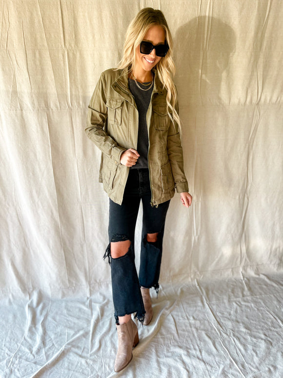 Kristen Olive Jacket