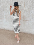 Napa Stripe Knit Skirt