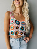 Take the Leap Crochet Tank