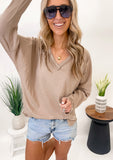 Mocha Long Sleeve Top