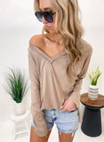 Mocha Long Sleeve Top