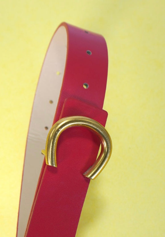 Red Horseshoe Belt