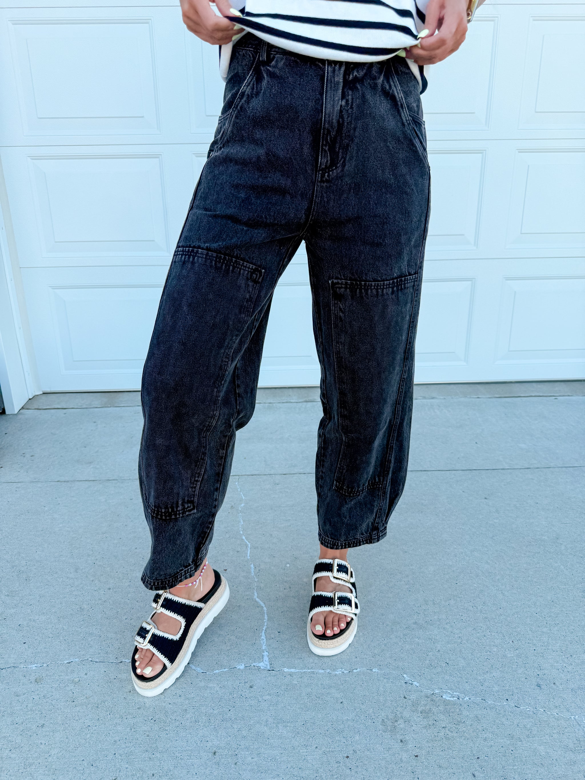 【THEAIRTOWN】place good denim pt ★ Stylish Journey High-Rise Straight-Leg Denim Jeans | Windsor
