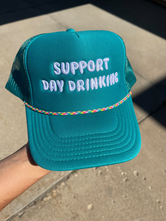 Support Day Drinking Rope Trucker Hat