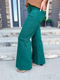 Mid Rise Wide Leg Jeans