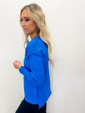 Blue Pocket Sweater