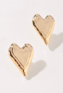 Heart Stud Earrings