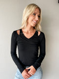 Mara Cut-Out Long Sleeve